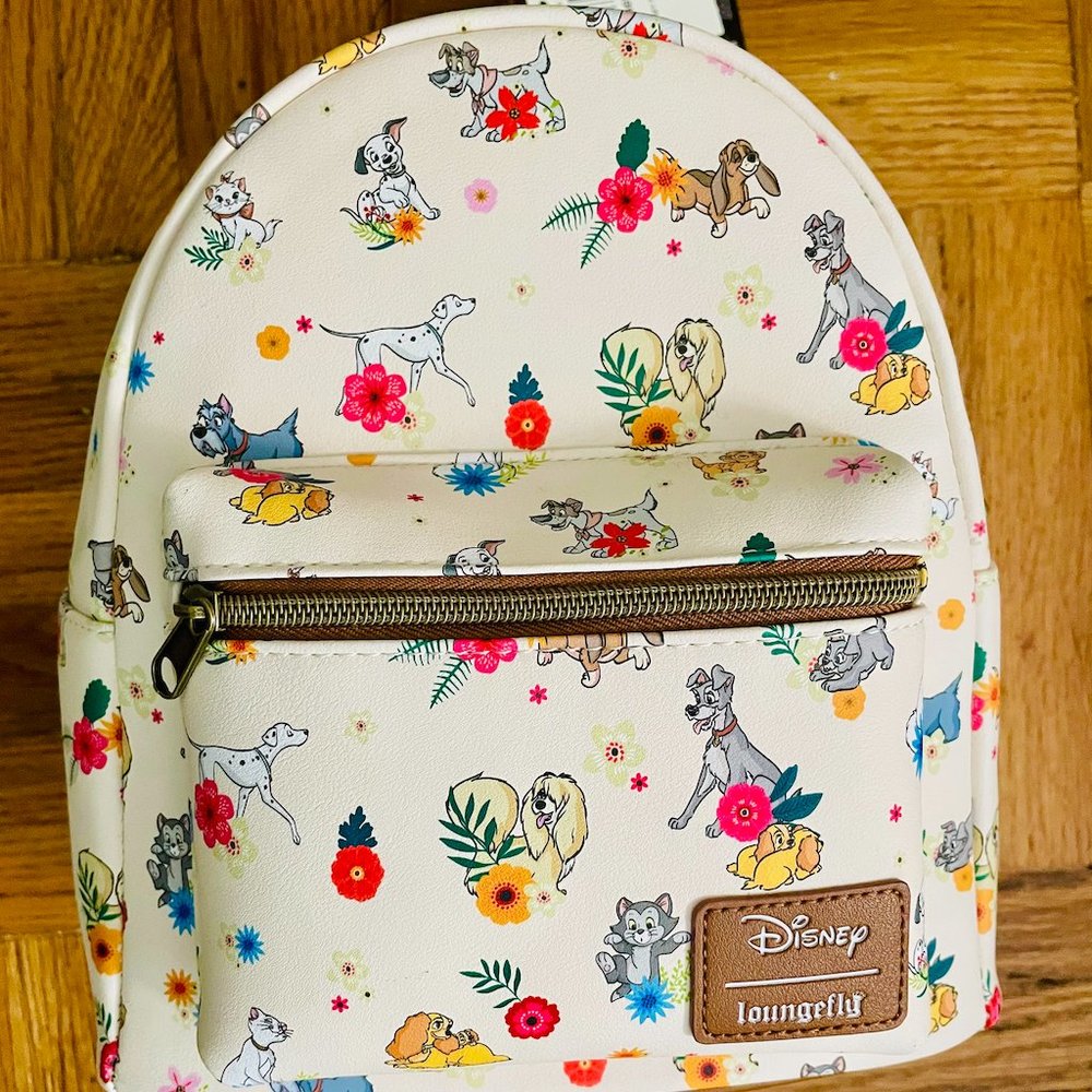 Loungefly Disney Pets Florals cats dogs backpack